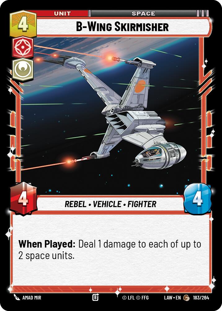 B-Wing Skirmisher (183/264) (183/264) [A Lawless Time] | Shuffle n Cut Hobbies & Games