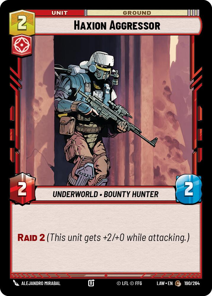 Haxion Aggressor (190/264) (190/264) [A Lawless Time] | Shuffle n Cut Hobbies & Games