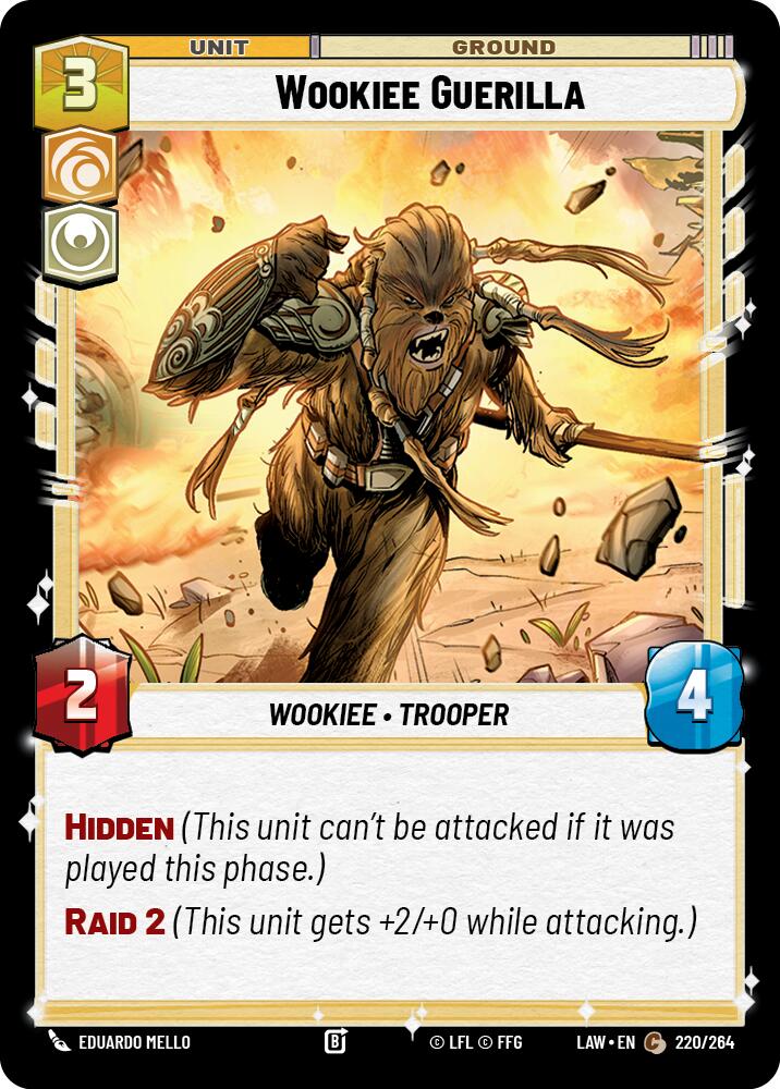 Wookiee Guerilla (220/264) (220/264) [A Lawless Time] | Shuffle n Cut Hobbies & Games
