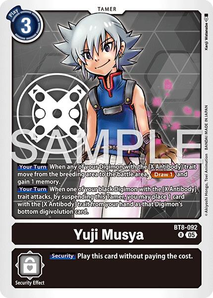 Yuji Musya [BT8-092] (Reprint) [Advanced Booster Digimon Generation] | Shuffle n Cut Hobbies & Games