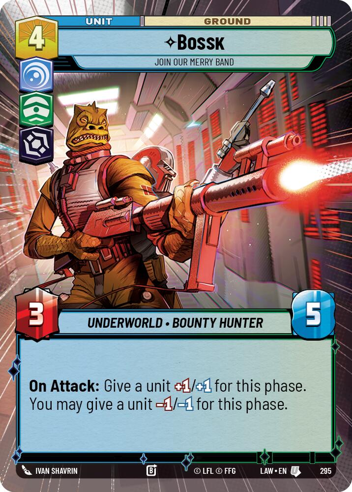Bossk - Join Our Merry Band (295) (Hyperspace) (295) [A Lawless Time] | Shuffle n Cut Hobbies & Games