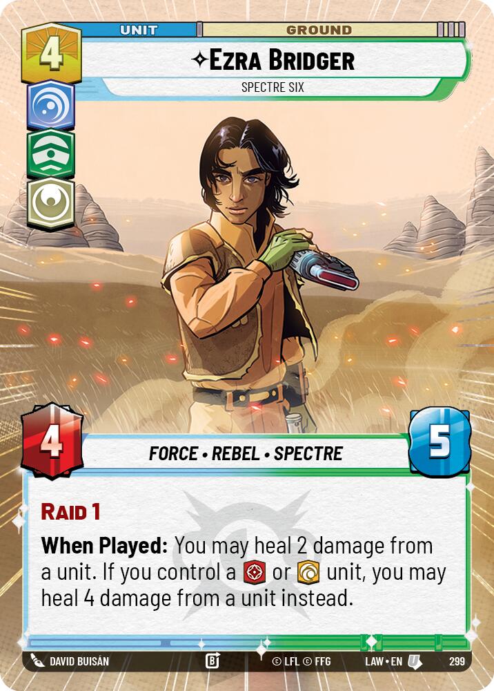 Ezra Bridger - Spectre Six (299) (Hyperspace) (299) [A Lawless Time] | Shuffle n Cut Hobbies & Games