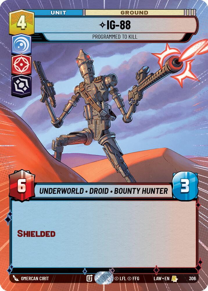 IG-88 - Programmed to Kill (306) (Hyperspace) (306) [A Lawless Time] | Shuffle n Cut Hobbies & Games