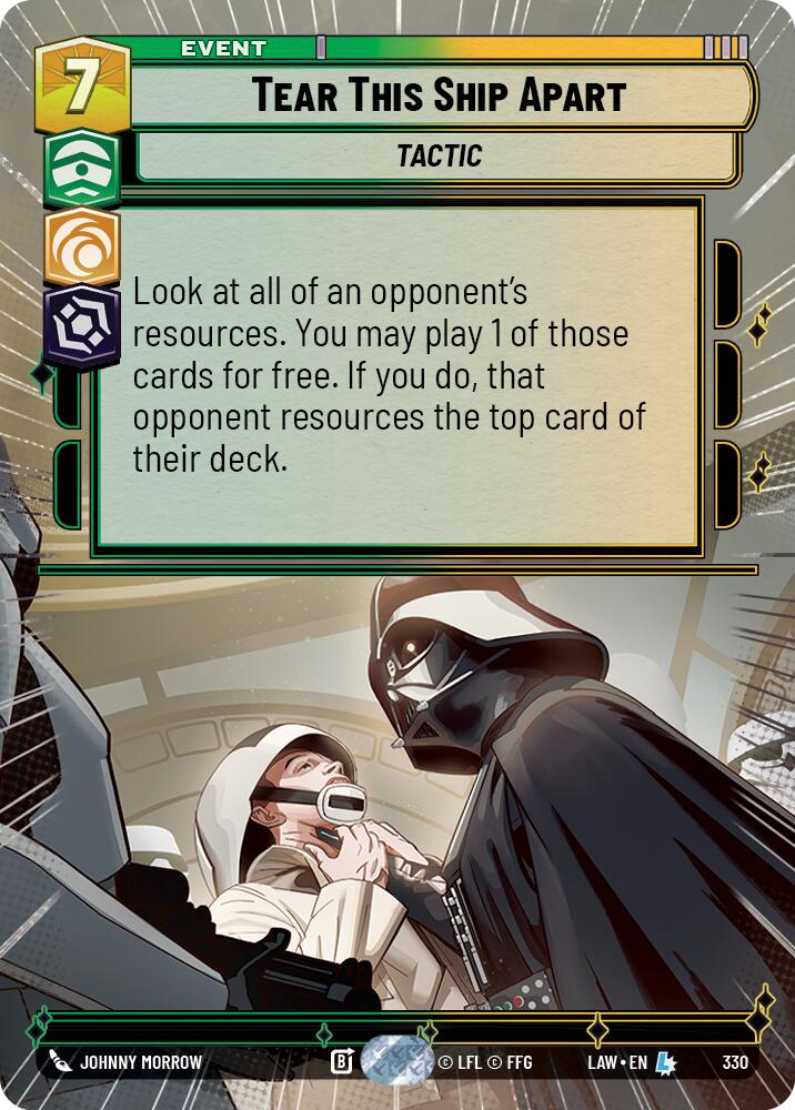 Tear This Ship Apart (330) (Hyperspace) (330) [A Lawless Time] | Shuffle n Cut Hobbies & Games