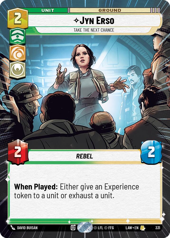 Jyn Erso - Take the Next Chance (331) (Hyperspace) (331) [A Lawless Time] | Shuffle n Cut Hobbies & Games
