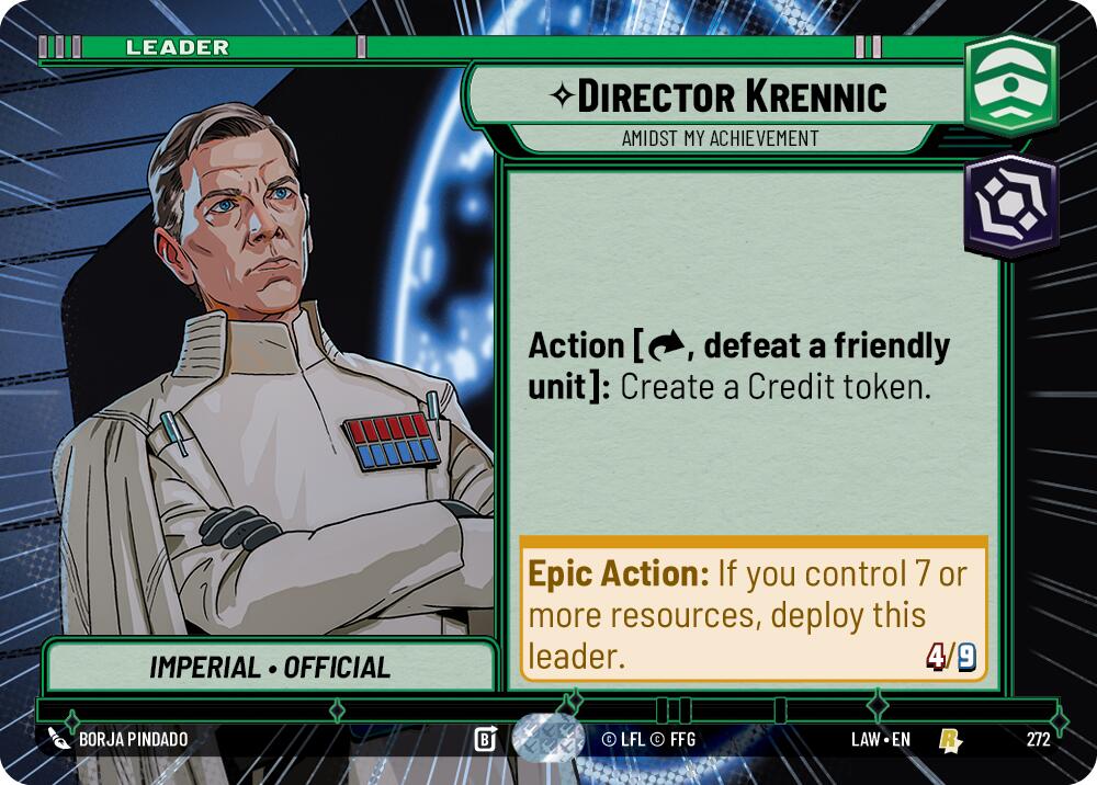 Director Krennic - Amidst My Achievement (Hyperspace) (272) (272) [A Lawless Time] | Shuffle n Cut Hobbies & Games
