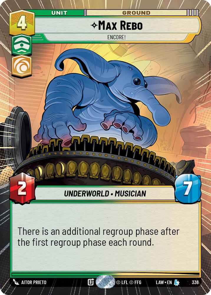 Max Rebo - Encore! (336) (Hyperspace) (336) [A Lawless Time] | Shuffle n Cut Hobbies & Games
