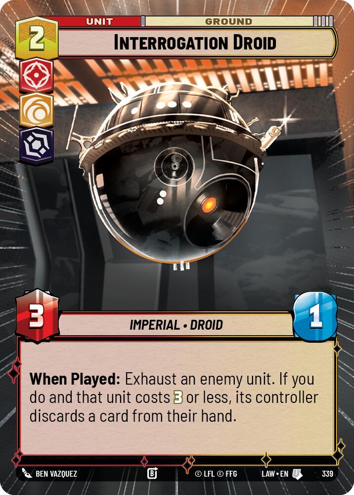 Interrogation Droid (339) (Hyperspace) (339) [A Lawless Time] | Shuffle n Cut Hobbies & Games