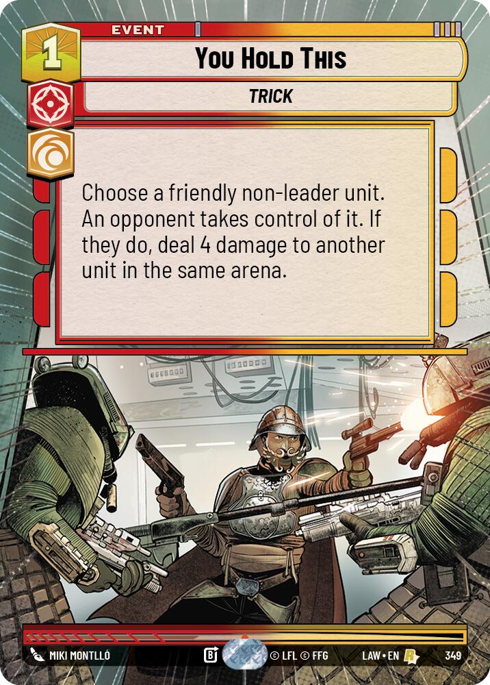 You Hold This (349) (Hyperspace) (349) [A Lawless Time] | Shuffle n Cut Hobbies & Games