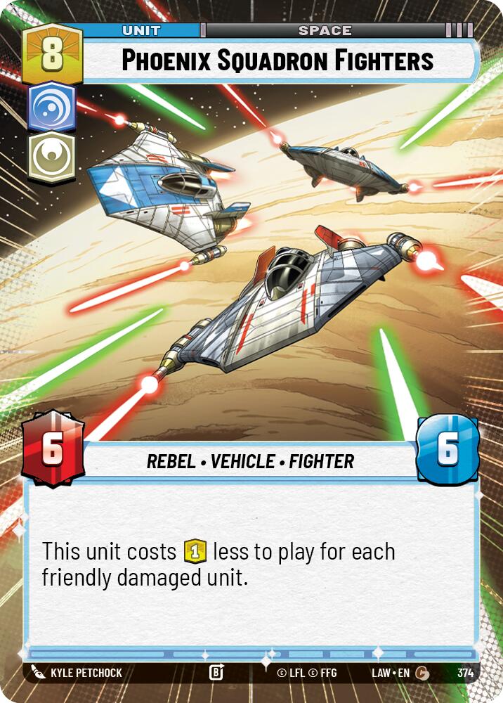 Phoenix Squadron Fighters (374) (Hyperspace) (374) [A Lawless Time] | Shuffle n Cut Hobbies & Games