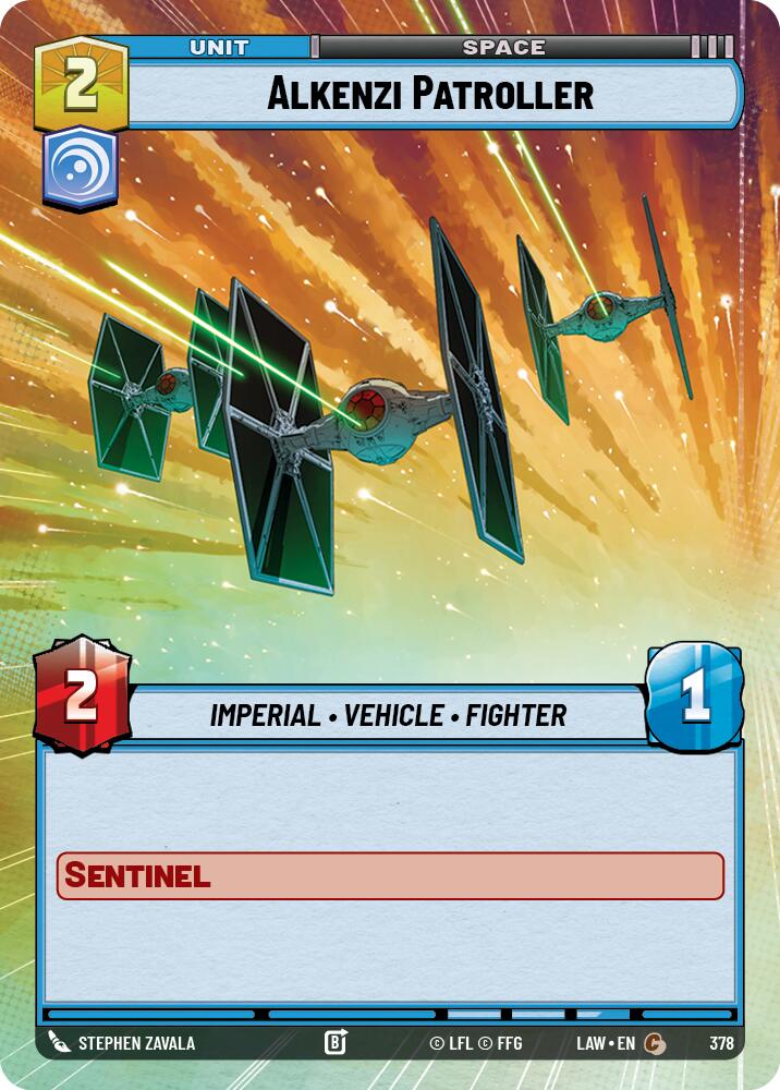Alkenzi Patroller (378) (Hyperspace) (378) [A Lawless Time] | Shuffle n Cut Hobbies & Games