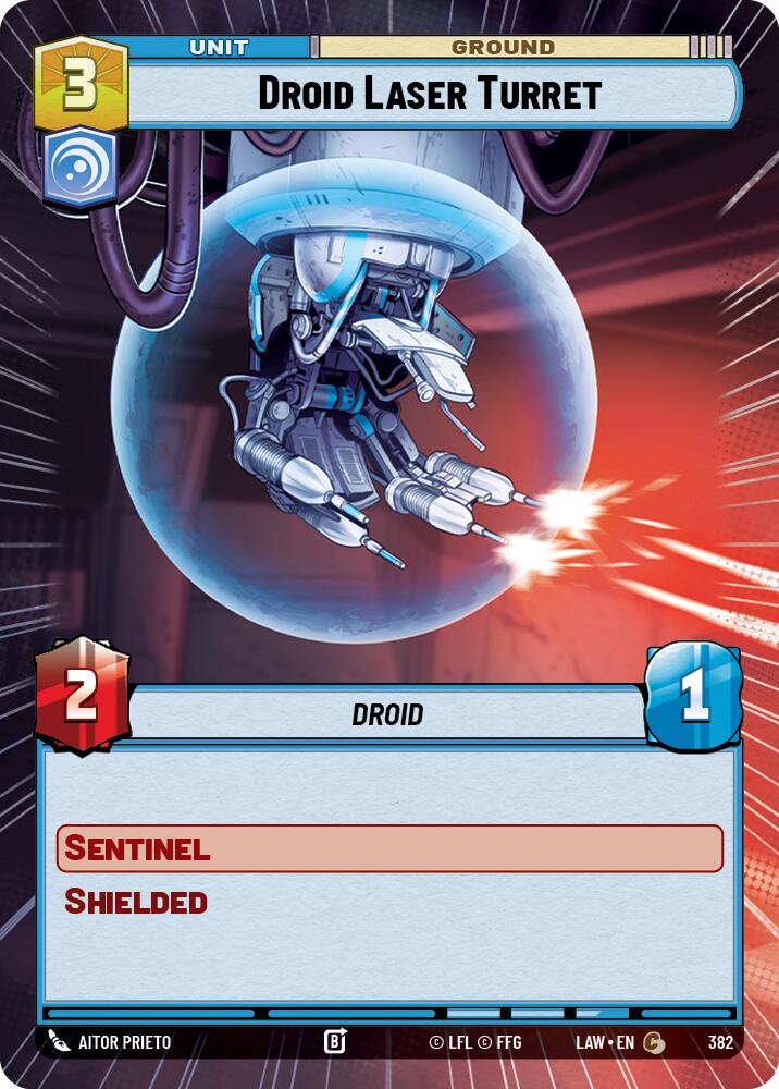 Droid Laser Turret (382) (Hyperspace) (382) [A Lawless Time] | Shuffle n Cut Hobbies & Games