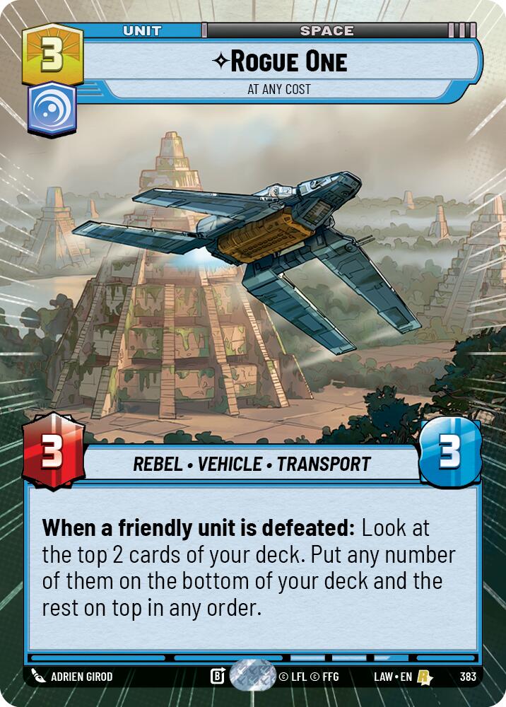 Rogue One - At Any Cost (383) (Hyperspace) (383) [A Lawless Time] | Shuffle n Cut Hobbies & Games