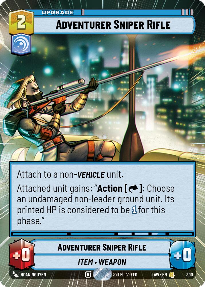 Adventurer Sniper Rifle (390) (Hyperspace) (390) [A Lawless Time] | Shuffle n Cut Hobbies & Games