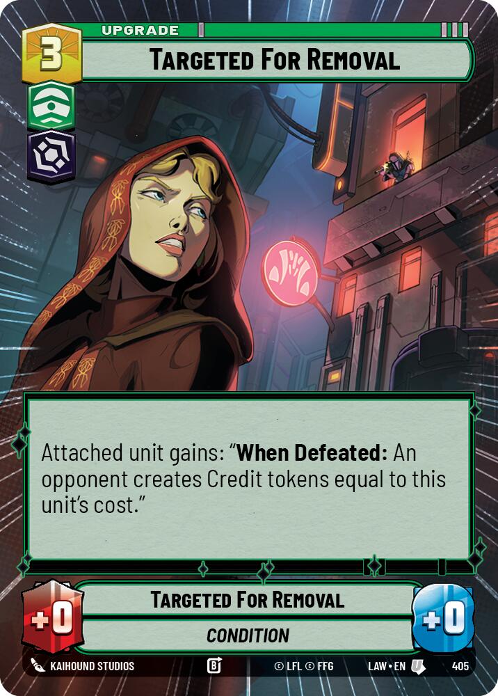 Targeted for Removal (405) (Hyperspace) (405) [A Lawless Time] | Shuffle n Cut Hobbies & Games