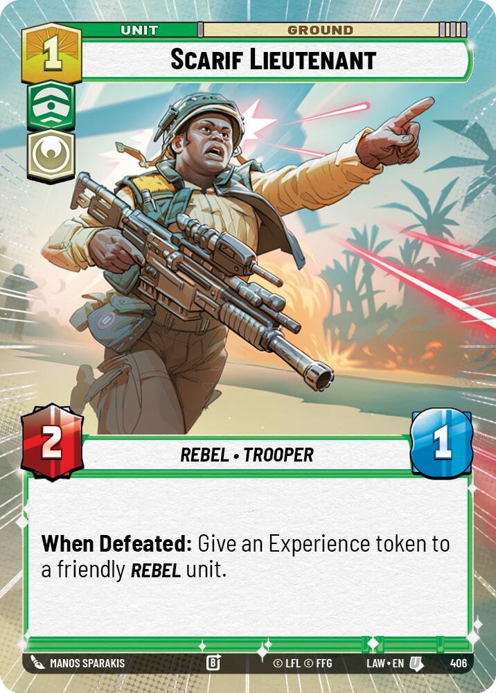 Scarif Lieutenant (406) (Hyperspace) (406) [A Lawless Time] | Shuffle n Cut Hobbies & Games