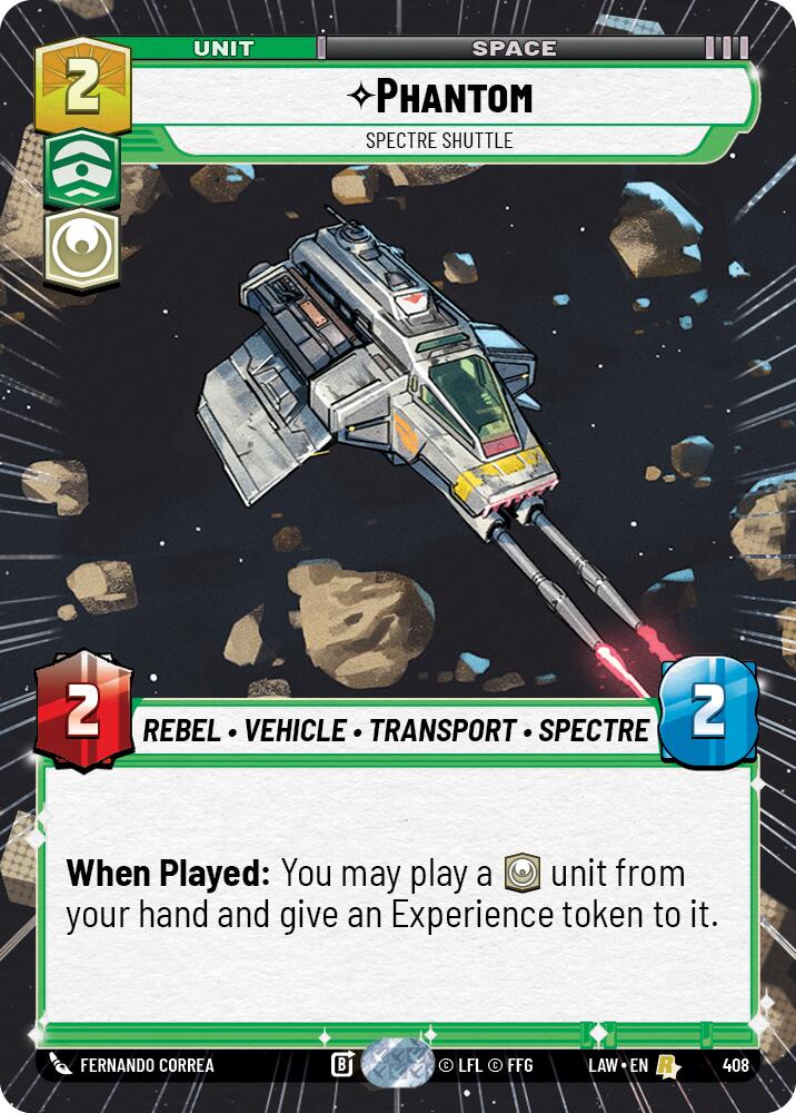 Phantom - Spectre Shuttle (408) (Hyperspace) (408) [A Lawless Time] | Shuffle n Cut Hobbies & Games