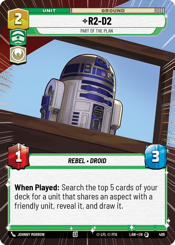 R2-D2 - Part of the Plan (409) (Hyperspace) (409) [A Lawless Time] | Shuffle n Cut Hobbies & Games