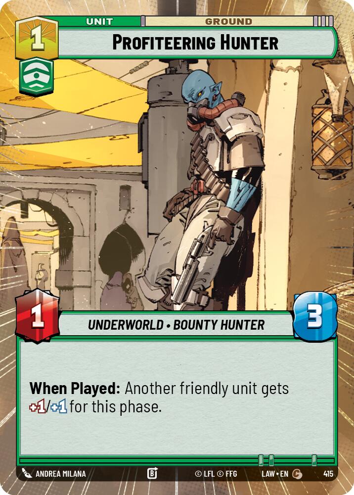 Profiteering Hunter (415) (Hyperspace) (415) [A Lawless Time] | Shuffle n Cut Hobbies & Games