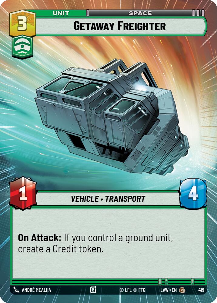 Getaway Freighter (419) (Hyperspace) (419) [A Lawless Time] | Shuffle n Cut Hobbies & Games
