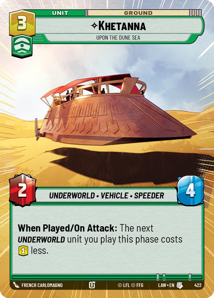 Khetanna - Upon the Dune Sea (422) (Hyperspace) (422) [A Lawless Time] | Shuffle n Cut Hobbies & Games