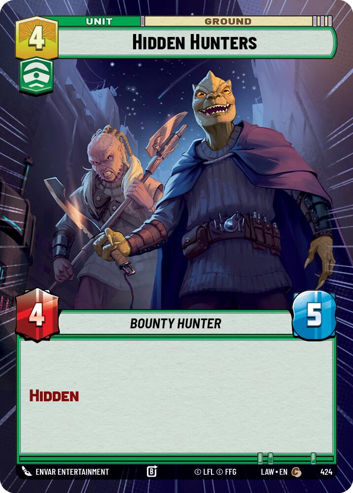Hidden Hunters (424) (Hyperspace) (424) [A Lawless Time] | Shuffle n Cut Hobbies & Games