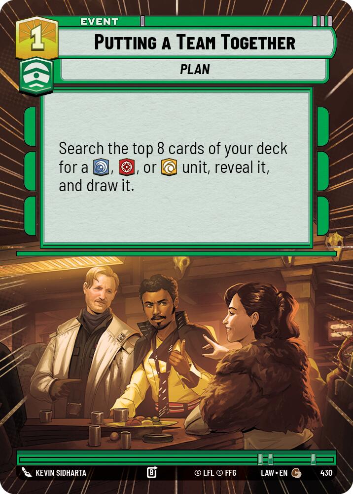 Putting a Team Together (430) (Hyperspace) (430) [A Lawless Time] | Shuffle n Cut Hobbies & Games