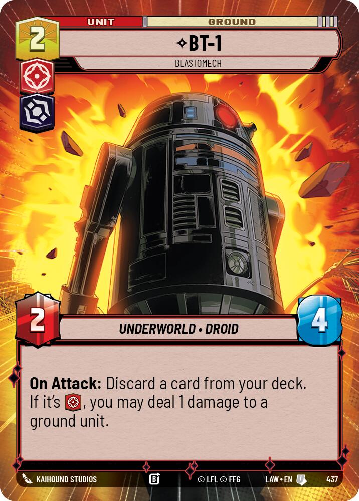 BT-1 - Blastomech (437) (Hyperspace) (437) [A Lawless Time] | Shuffle n Cut Hobbies & Games
