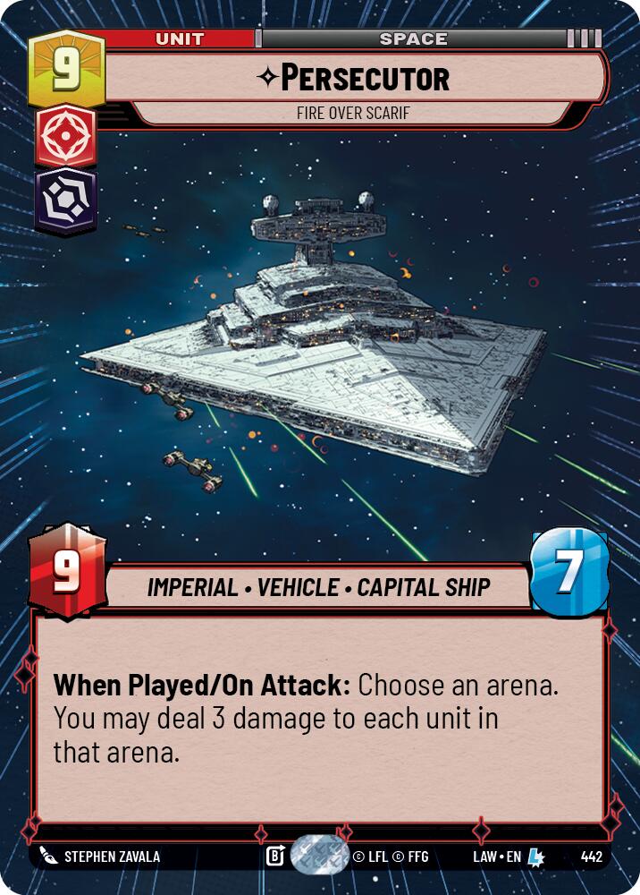 Persecutor - Fire Over Scarif (442) (Hyperspace) (442) [A Lawless Time] | Shuffle n Cut Hobbies & Games