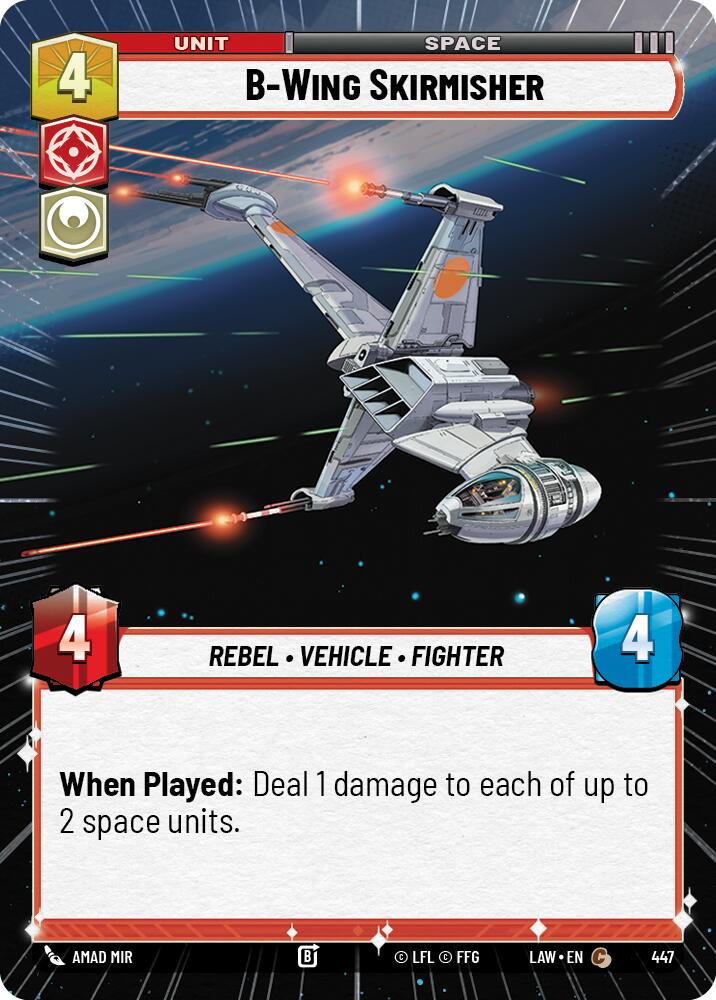 B-Wing Skirmisher (447) (Hyperspace) (447) [A Lawless Time] | Shuffle n Cut Hobbies & Games