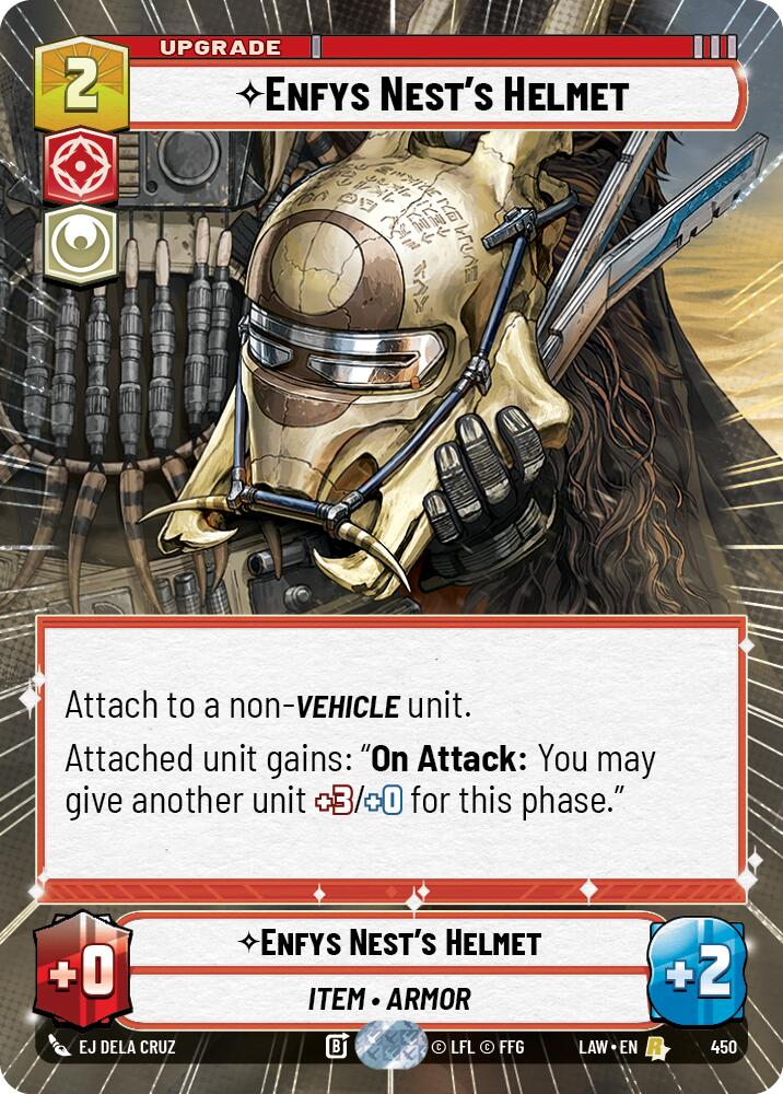 Enfys Nest's Helmet (450) (Hyperspace) (450) [A Lawless Time] | Shuffle n Cut Hobbies & Games