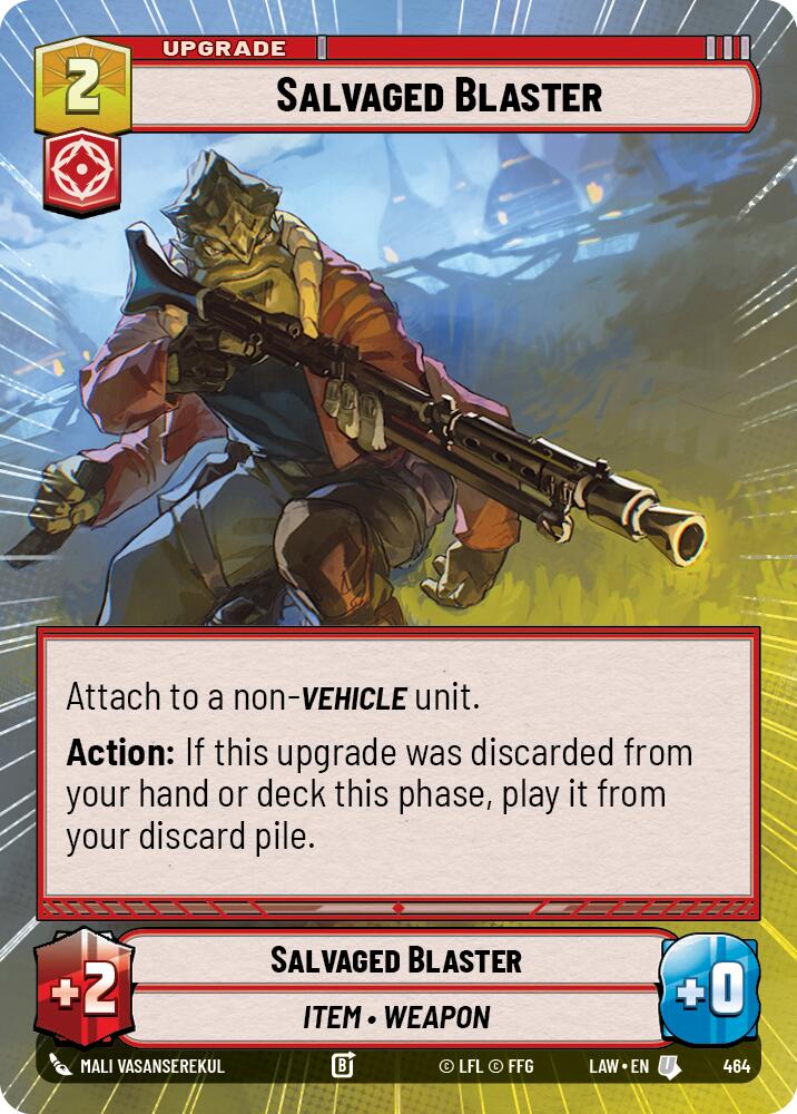 Salvaged Blaster (464) (Hyperspace) (464) [A Lawless Time] | Shuffle n Cut Hobbies & Games