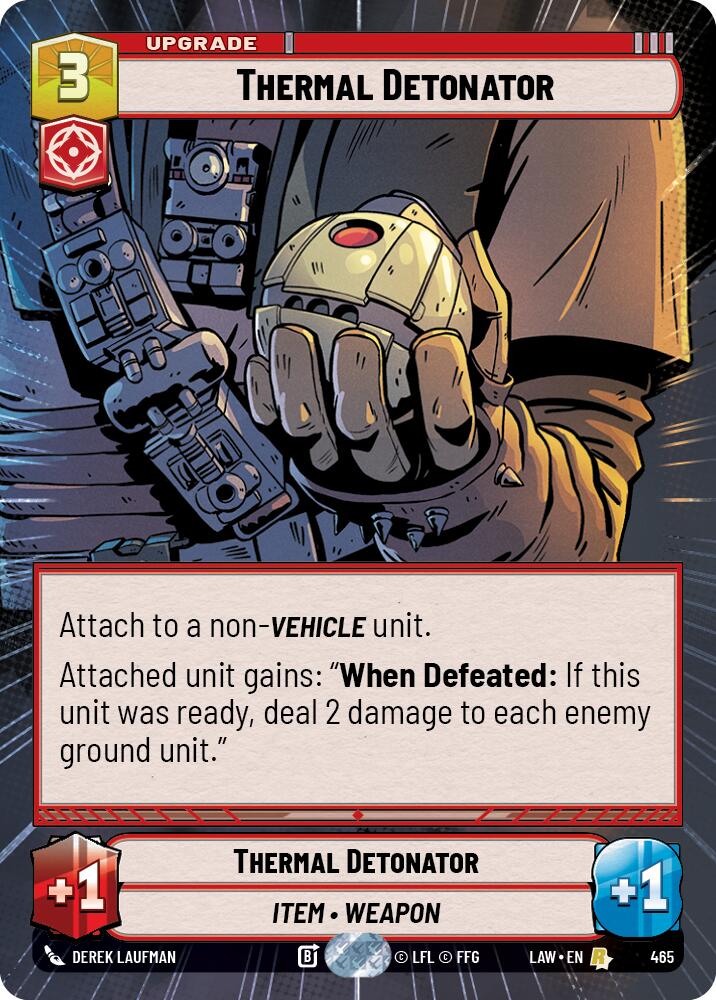 Thermal Detonator (465) (Hyperspace) (465) [A Lawless Time] | Shuffle n Cut Hobbies & Games