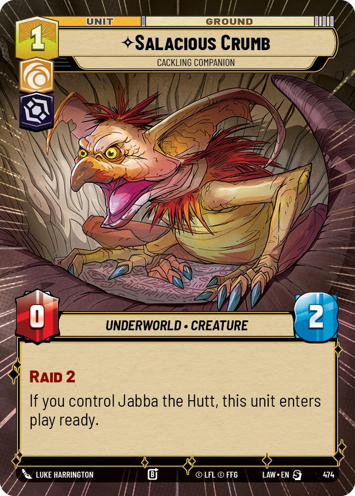 Salacious Crumb - Cackling Companion (474) (Hyperspace) (474) [A Lawless Time] | Shuffle n Cut Hobbies & Games