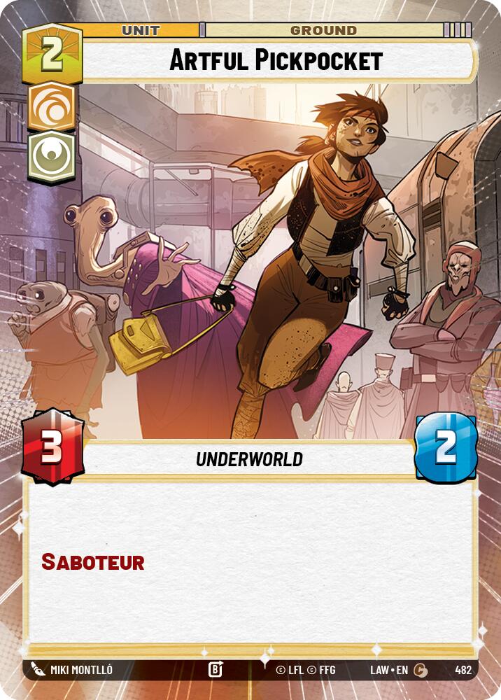 Artful Pickpocket (482) (Hyperspace) (482) [A Lawless Time] | Shuffle n Cut Hobbies & Games