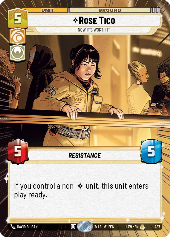 Rose Tico - Now It's Worth It (487) (Hyperspace) (487) [A Lawless Time] | Shuffle n Cut Hobbies & Games