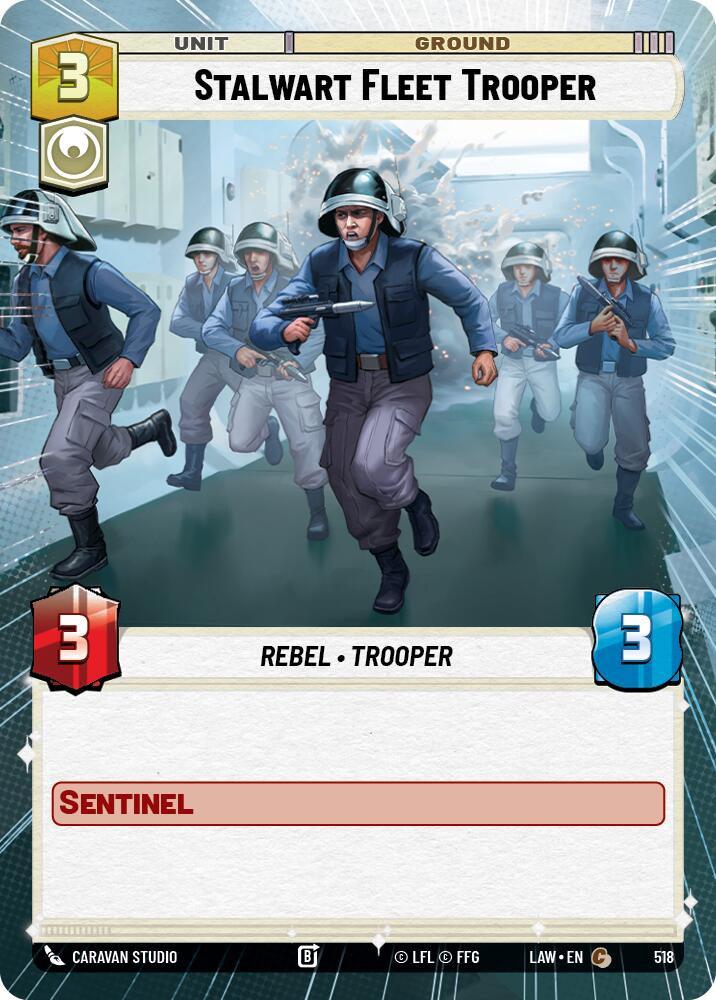 Stalwart Fleet Trooper (518) (Hyperspace) (518) [A Lawless Time] | Shuffle n Cut Hobbies & Games