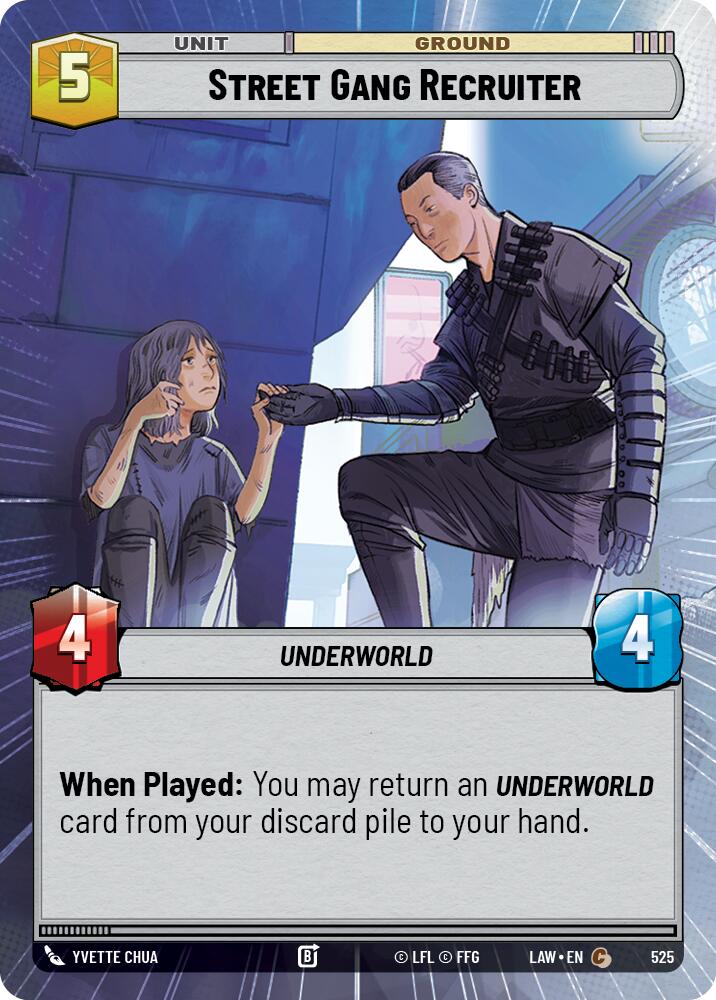 Street Gang Recruiter (525) (Hyperspace) (525) [A Lawless Time] | Shuffle n Cut Hobbies & Games