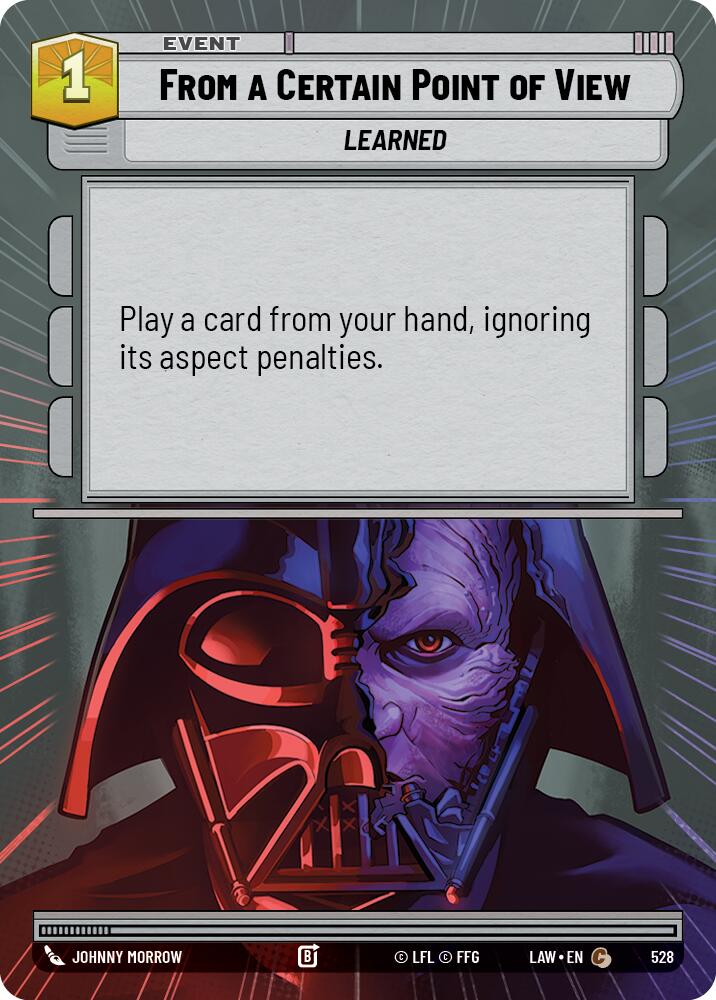 From a Certain Point of View (528) (Hyperspace) (528) [A Lawless Time] | Shuffle n Cut Hobbies & Games