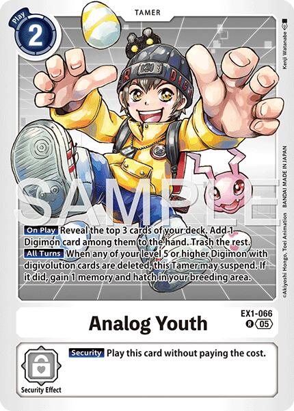 Analog Youth [EX1-066] (Reprint) [Advanced Booster Digimon Generation] | Shuffle n Cut Hobbies & Games