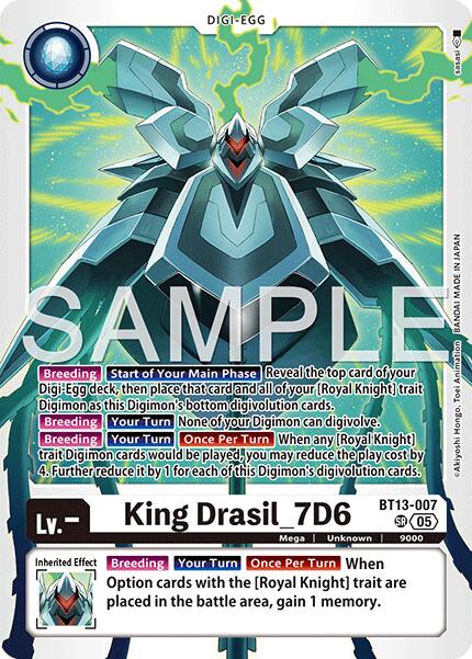King Drasil_7D6 [BT13-007] (Reprint) [Advanced Booster Digimon Generation] | Shuffle n Cut Hobbies & Games