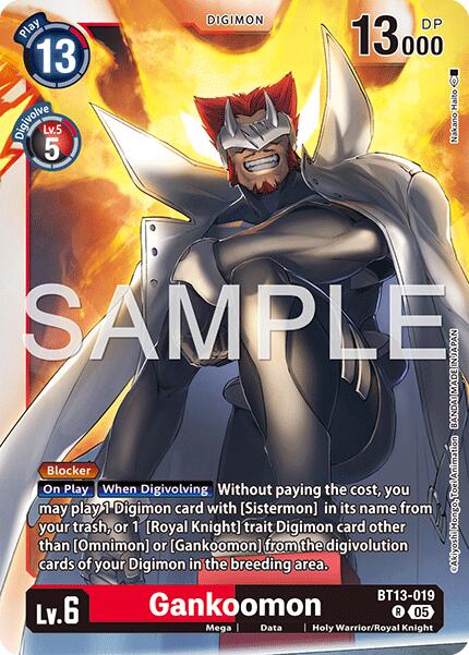 Gankoomon [BT13-019] (Reprint) [Advanced Booster Digimon Generation] | Shuffle n Cut Hobbies & Games