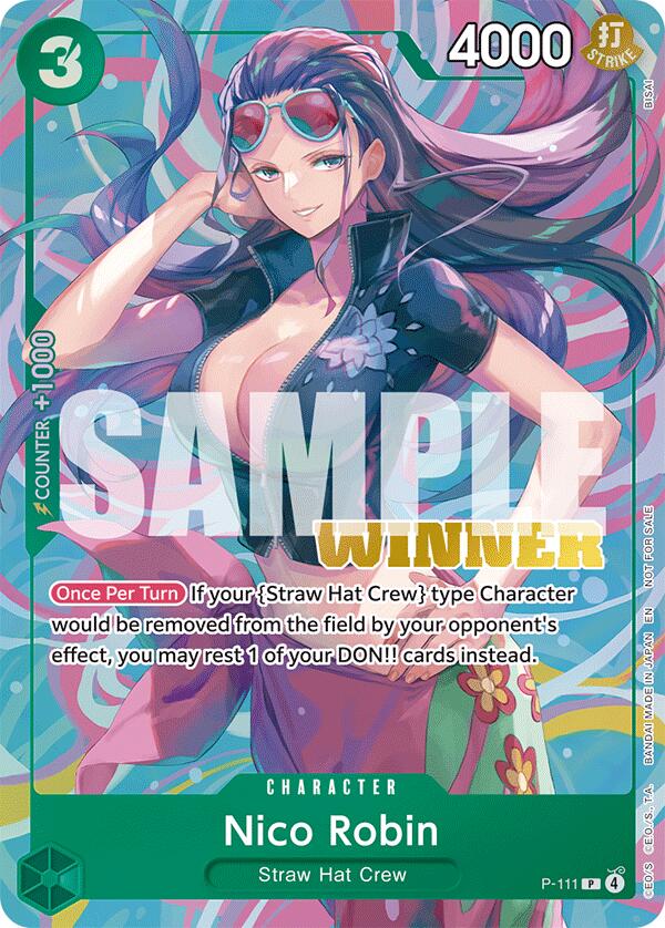 Nico Robin (Heroines Battle Winner Pack) [One Piece Promotion Cards] | Shuffle n Cut Hobbies & Games