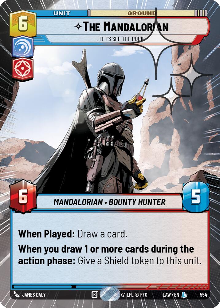 The Mandalorian - Let's See The Puck (554) (Hyperspace Foil) (554) [A Lawless Time] | Shuffle n Cut Hobbies & Games