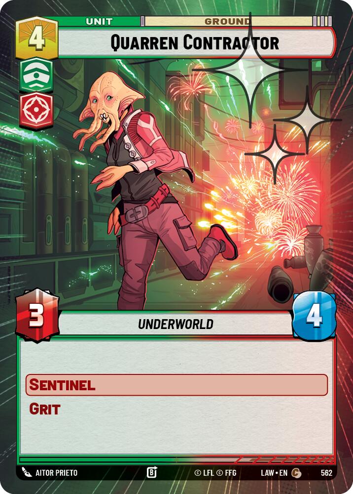 Quarren Contractor (562) (Hyperspace Foil) (562) [A Lawless Time] | Shuffle n Cut Hobbies & Games