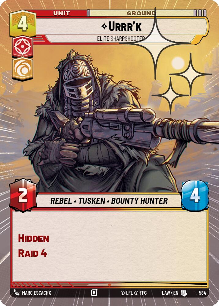 Urrr'k - Elite Sharpshooter (584) (Hyperspace Foil) (584) [A Lawless Time] | Shuffle n Cut Hobbies & Games