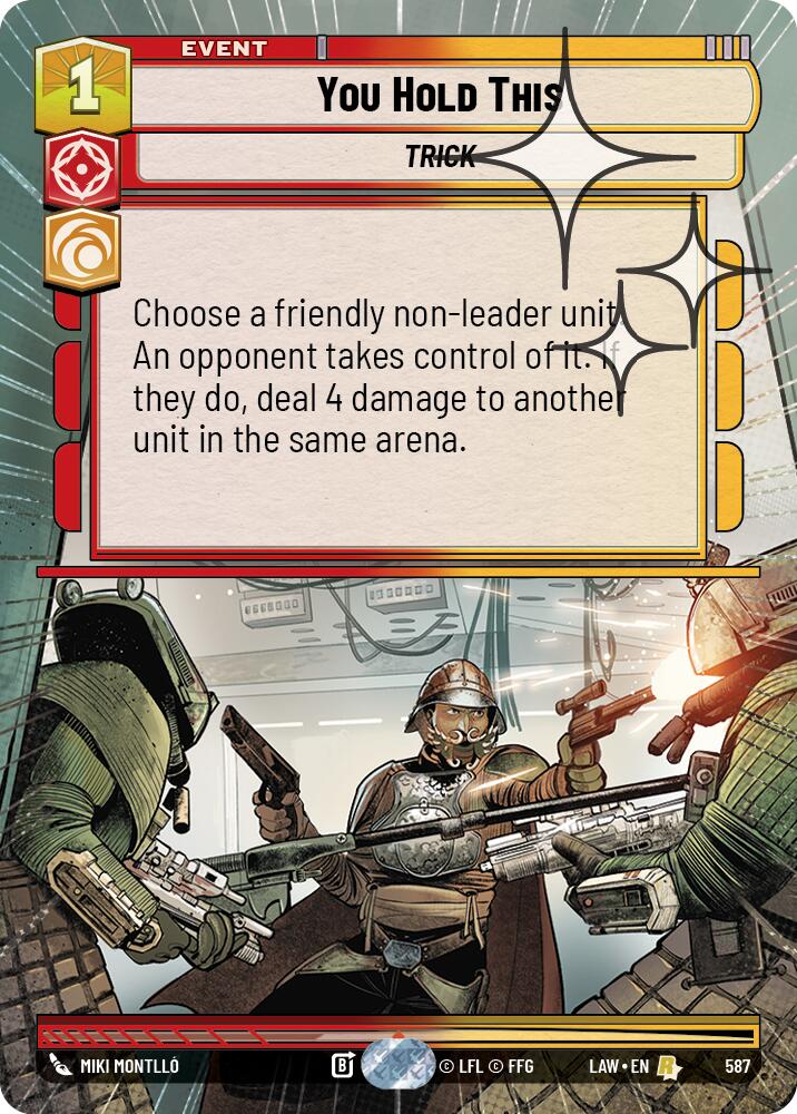 You Hold This (587) (Hyperspace Foil) (587) [A Lawless Time] | Shuffle n Cut Hobbies & Games