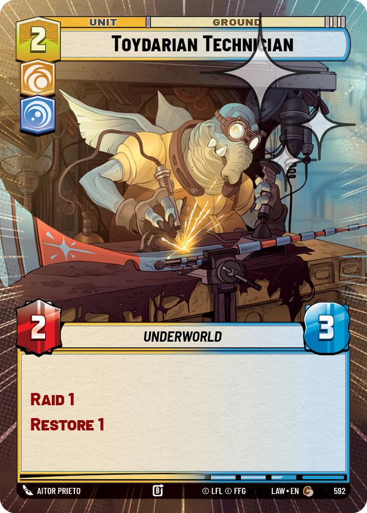 Toydarian Technician (592) (Hyperspace Foil) (592) [A Lawless Time] | Shuffle n Cut Hobbies & Games