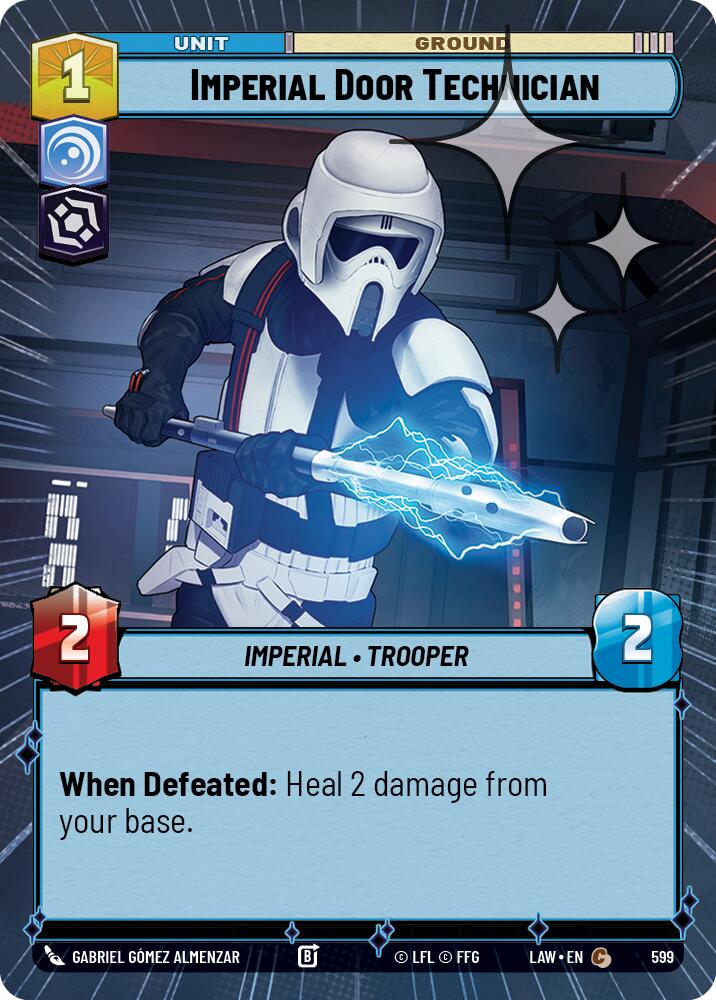 Imperial Door Technician (599) (Hyperspace Foil) (599) [A Lawless Time] | Shuffle n Cut Hobbies & Games