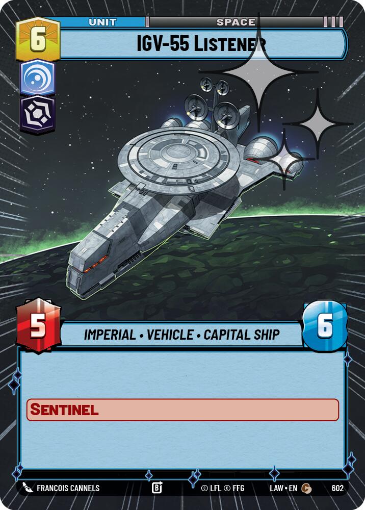 IGV-55 Listener (602) (Hyperspace Foil) (602) [A Lawless Time] | Shuffle n Cut Hobbies & Games